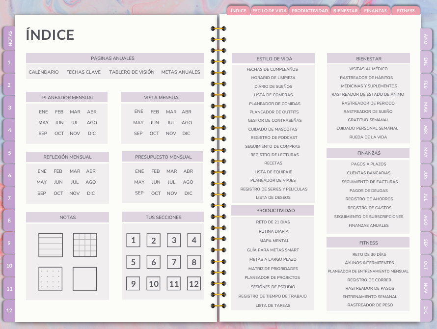 Cuaderno digital profesional